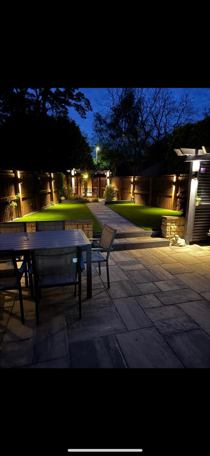 external lighting installation fife